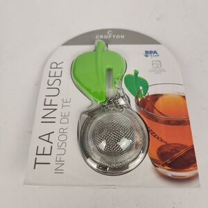 Crofton Tea Infuser Leaf Stainless Steel Mesh